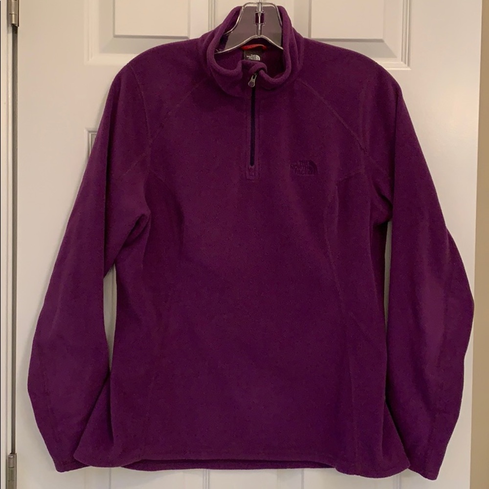 North Face 1/4 zip pullover, women’s medium